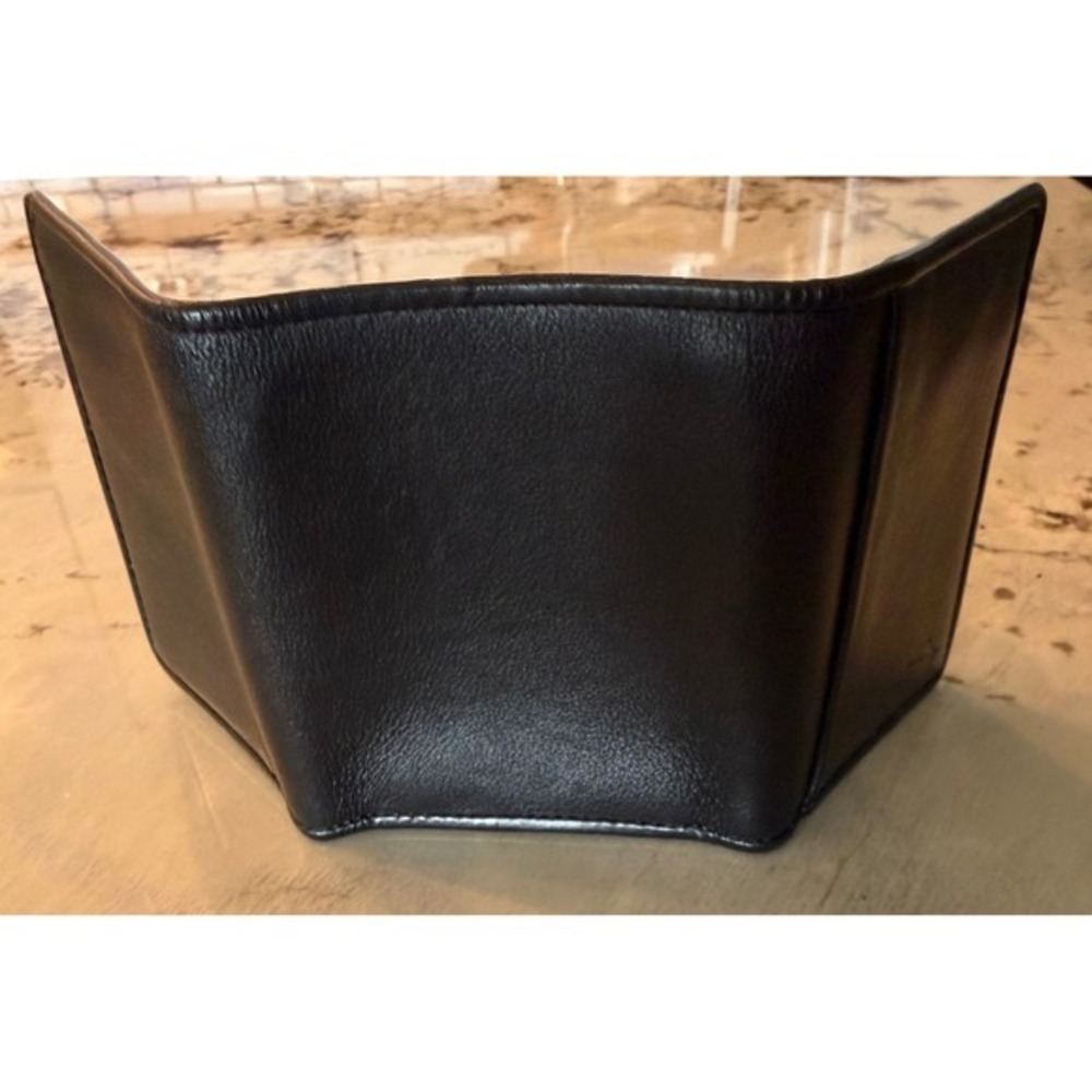 NWT Men's Tommy Bahama Leather Trifold Wallet Black - Picture 4 of 7